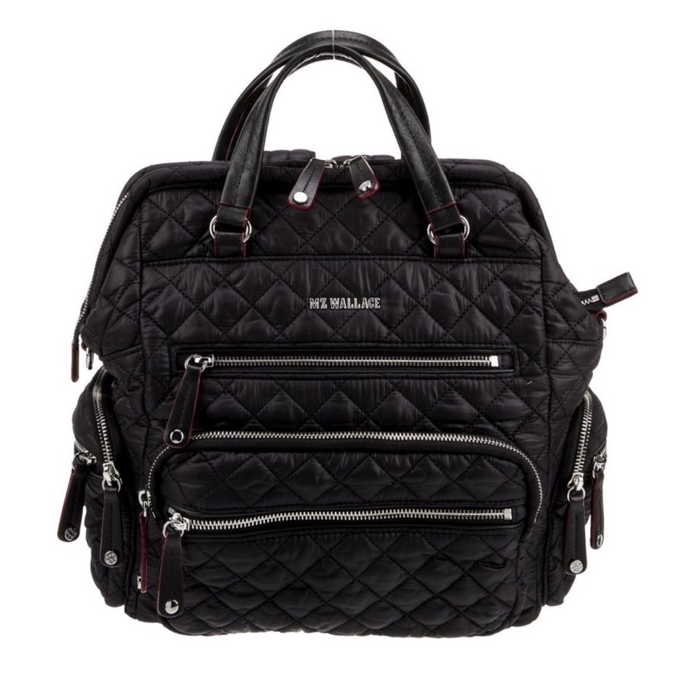 MZ Wallace Black Crosby Frame Backpack